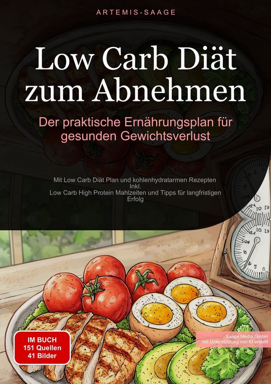 Low Carb Diät zum Abnehmen: Der praktische Ernährungsplan  ... - cover