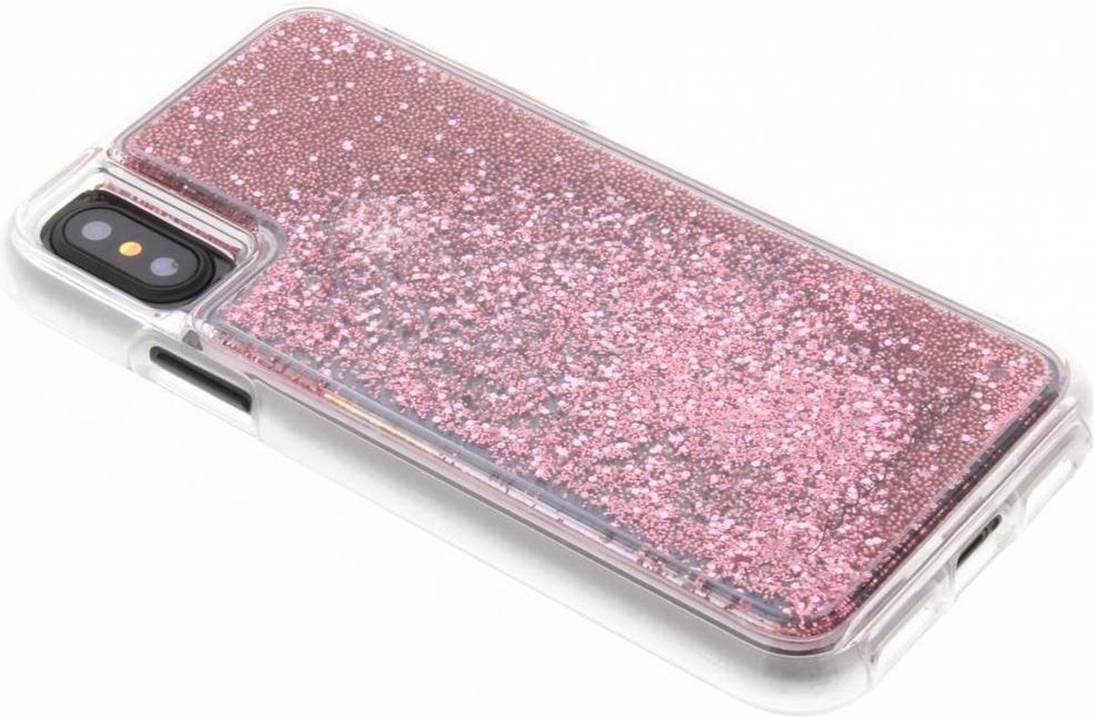 Case-Mate Naked Tough Waterfall Backcover iPhone X / Xs hoesje - Roze