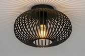 Lumidora Plafondlamp 73295 - Plafonniere - FELIX - E27 - Zwart - Metaal - ⌀ 30 cm