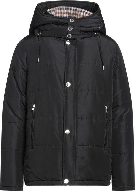 Zwarte Urban outdoor coach heren regenjas van Agu