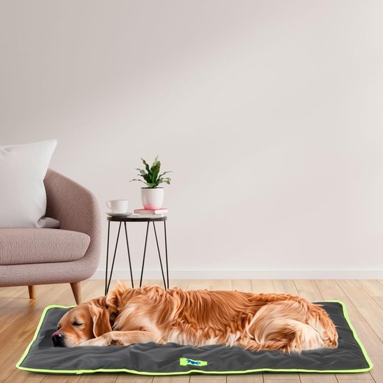 Orthopedisch Traagschuim Hondenbed Klein - Zwart Suède & Schapenvacht Orthopedisch Traagschuim Hondenbed Klein - Zwart Suède & Schapenvacht