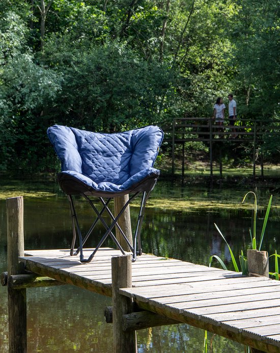 Bo-Camp - Industrial - Vlinderstoel - Himrod - Cationic - Blauw van Bo-Camp — afbeelding 2