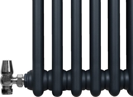 Traditionele 3 Kolom Verticaal Radiator - 1800 x 292mm - Grijs | bol