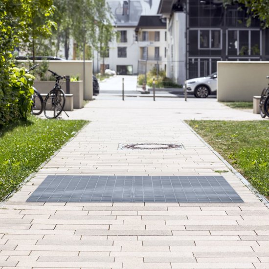 Fenau | Rooster-Raam 500 x 1000 x 23 mm voor roosterhoogte van 20 mm, gegalvaniseerd voor rooster: 490 x 990 x 20 mm