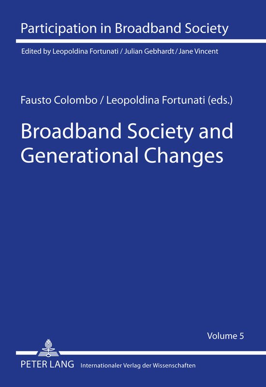 Broadband Society and Generational Changes - cover