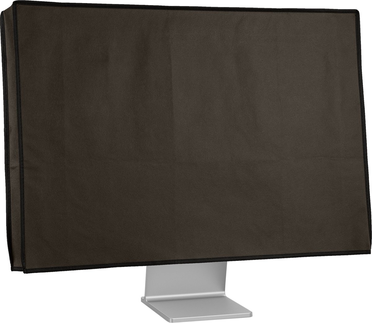 kwmobile beschermhoes monitor geschikt voor 20-22" Monitor hoes - Computerscherm cover - Computer accessoires - PC scherm stofkap in donkergrijs