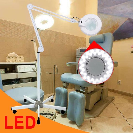 Lampe loupe de sol - Loupe sur pied