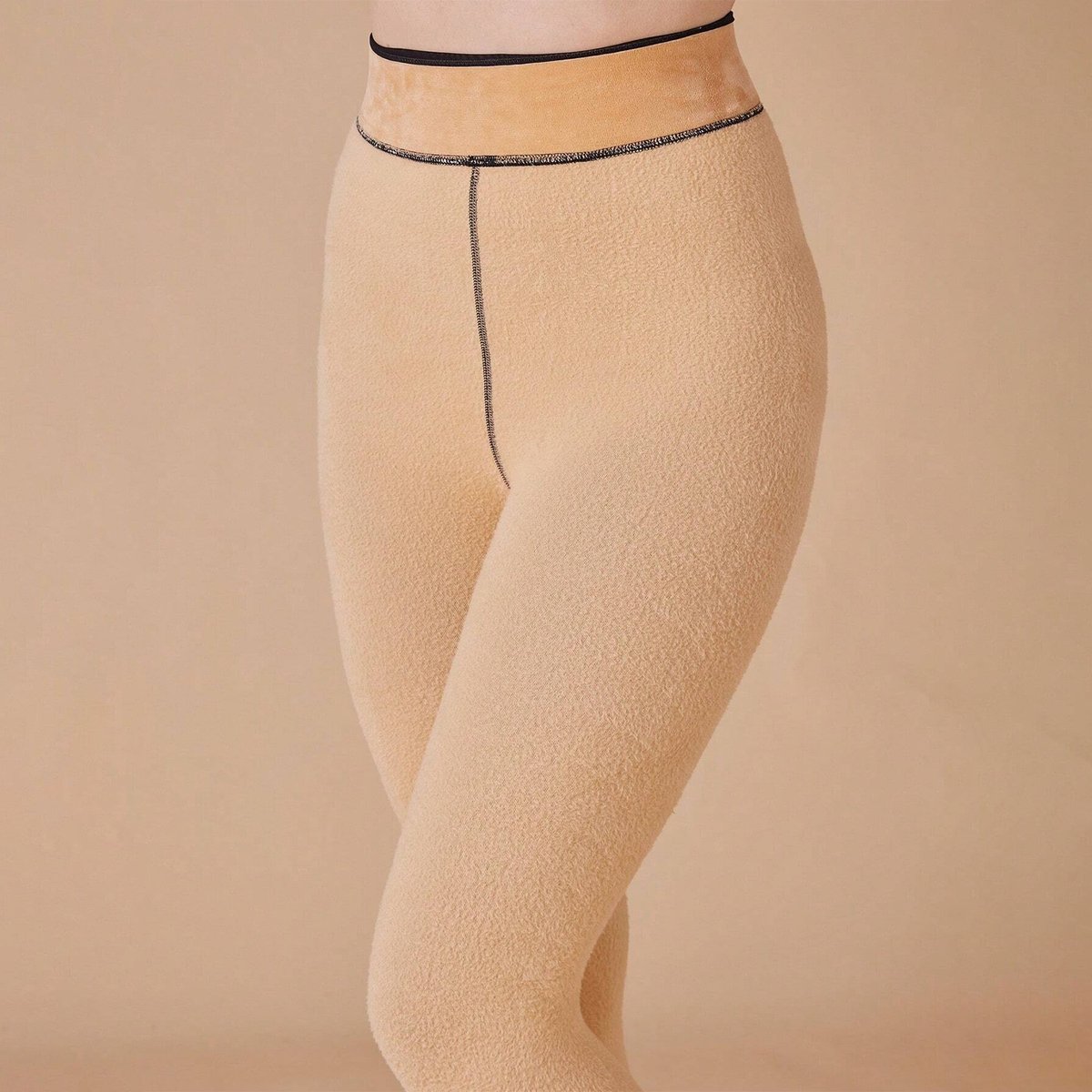 Leggings Polaire Femme Libin - Taille Haute, Poches - Chauds Hiver, Sport, Quotidien