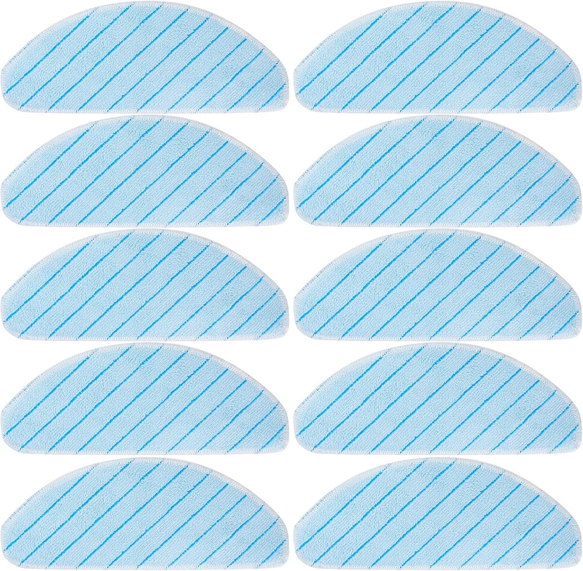 10Pcs Wasbare Reiniging Mop Doek geschikt voor Ecovacs Deebot T9 Serie T9 AIVI T9 PRO T9 MAX Onderdelen