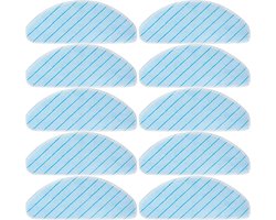 10Pcs Wasbare Reiniging Mop Doek geschikt voor Ecovacs Deebot T9 Serie T9 AIVI T9 PRO T9 MAX Onderdelen
