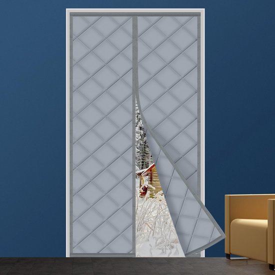 Thermisch gordijn koude bescherming voordeur deur gordijn thermisch tegen kou hittebescherming hittebescherming gordijn deurgordijnen geluidsisolatie gordijn,Green-120×240cm/47×94inch