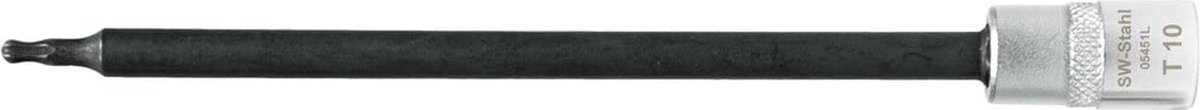 SW-Stahl 05451L schroevendraaierbit, 1/4" I T-profiel I T10 I met kogelschroevendraaierbit voor Torx I zeskantinzet