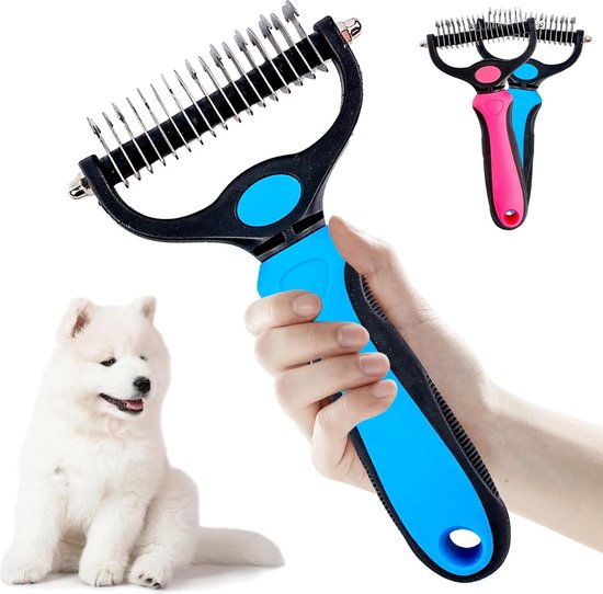 GroomEase Borstel | Professionele Dubbelzijdige Kam voor Honden en Kat