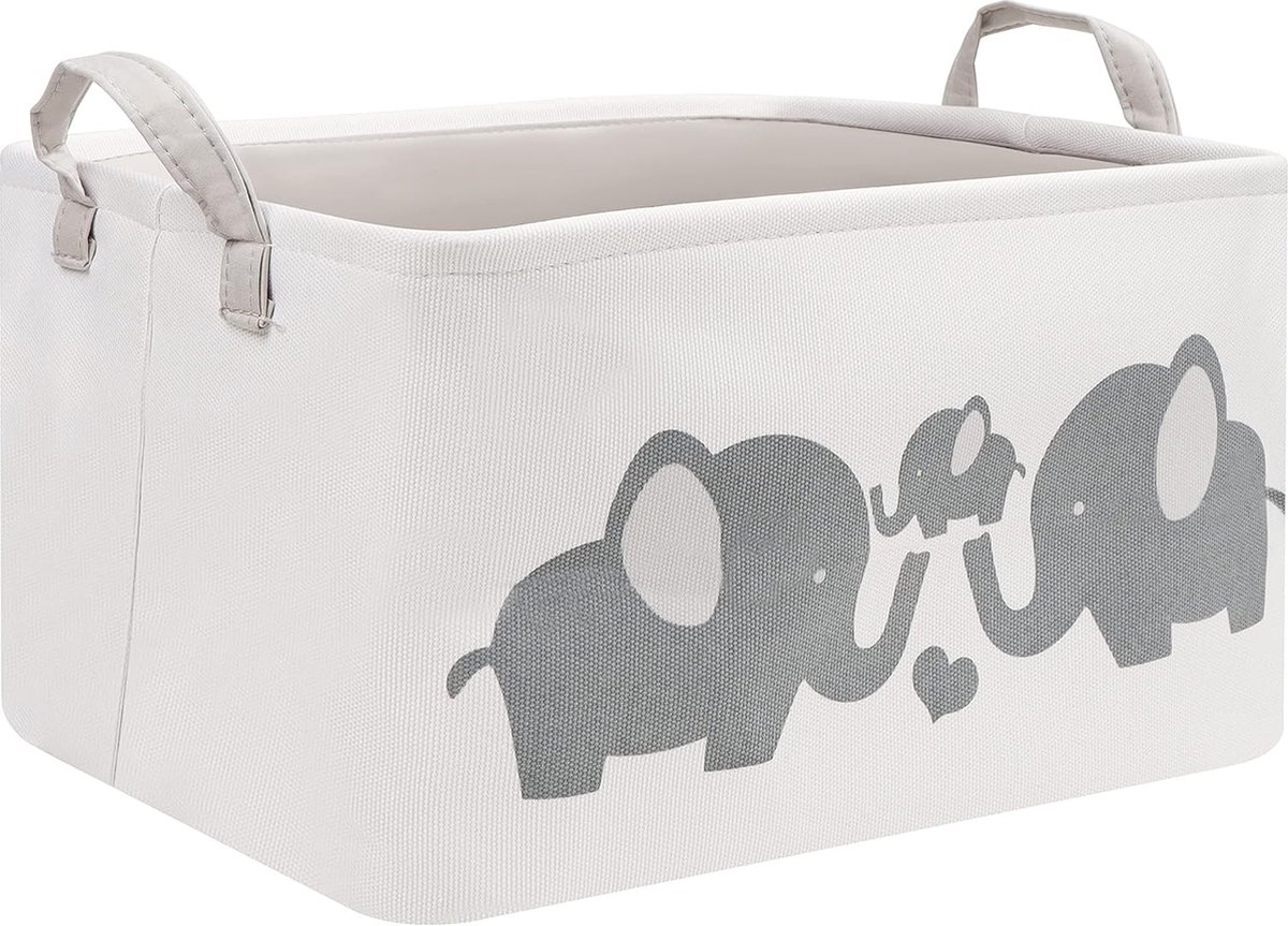 JGS ® Opvouwbare Opbergmand voor Kinderkamer met Handvatten – 17 Liter Capaciteit