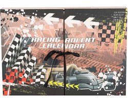 Adventskalender - Heren - Racing - 12-Paar sokken - Multi Color - adventskalender 2024 - adventkalender - adventskalender mannen