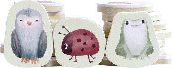 Little Dutch - Bad Foam Figuren - Forest Friends - badspeelgoed - vanaf 10 maanden van Little Dutch — afbeelding 3