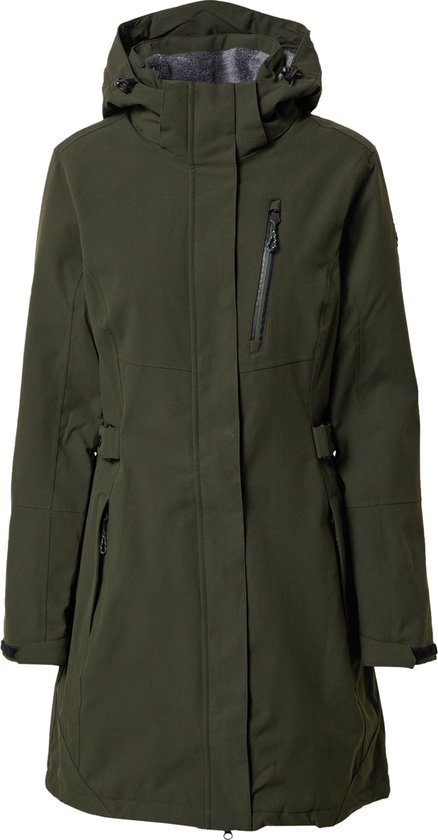 Killtec Kow 165 Wmn Prk Functionele parka voor dames, parka met afritsbare capuchon