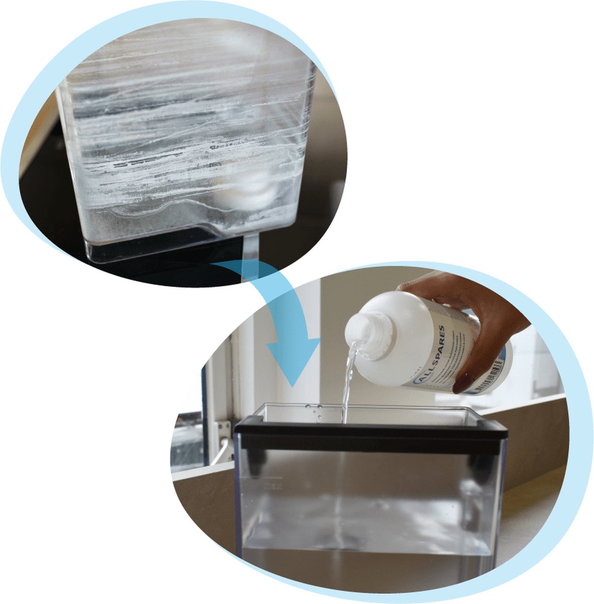AllSpares Vloeibare Ontkalker (6x 500ml) voor Koffiemachines geschikt voor Delonghi Original EcoDecalk DLSC500 — afbeelding 5