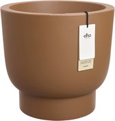 Elho Amber Grail 30 - Bloempot voor Binnen & Buiten - 100% Gerecycled Plastic - Ø 29.5 x H 28.3 cm - Karamel