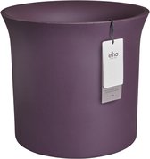 Elho June Tulip 40 - Pot de Fleur - Interieur & Extérieur - Plastique 100% Recyclé - Ø 39 x H 39 cm - Vintage prune