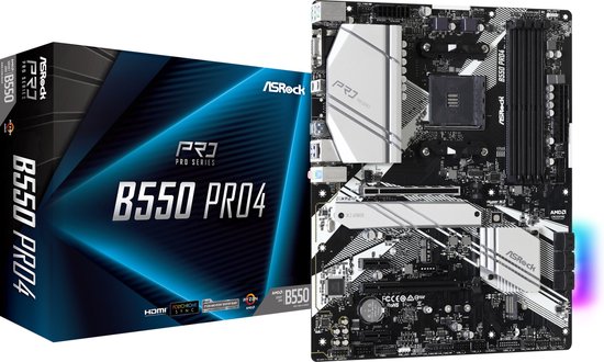 ASRock B550 Pro4 B550 Socket AM4 ATX