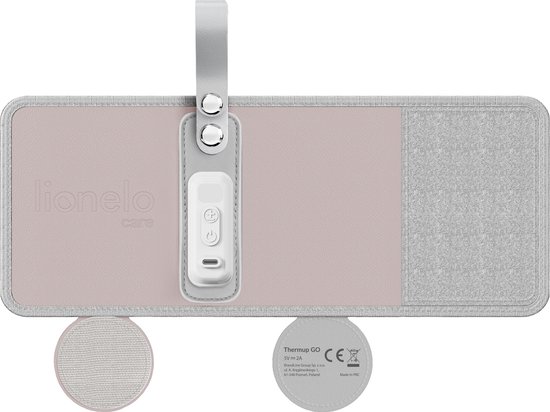 Lionelo Thermup GO - draagbare flessenwarmer met USB aansluiting - roze van LIONELO — afbeelding 3