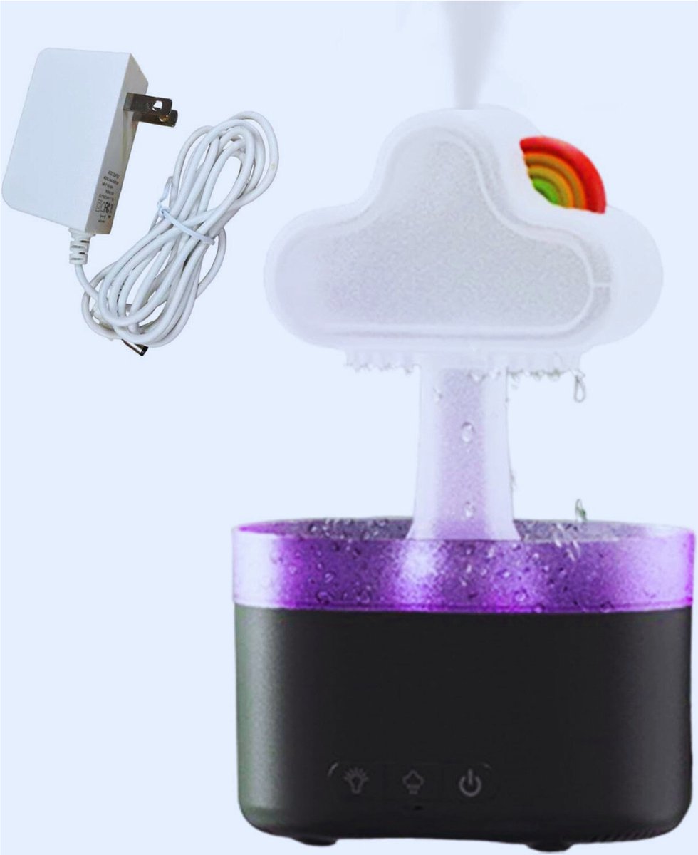 Goedkoopste Rain Cloud Luchtbevochtiger | Sfeervolle Regen Wolk Bevochtiger Voor De Slaapkamer | Cartoon Waterdruppel Diffuser Voor Ontspanning En Thuisdecoratie