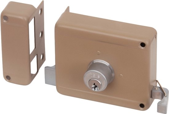 Yale oplegslot – vaste buitencilinder – 50 mm – links