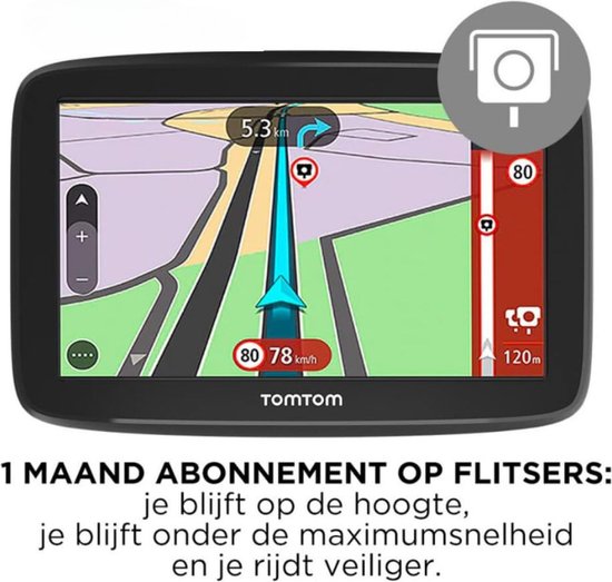 TomTom GO Camper Tour-navigatiesysteem voor campers en caravans, met 6-inch scherm, camper- en caravan-POI's, updates via Wi-Fi, TomTom Traffic, waarschuwingen voor flitsers en kaarten van Europa