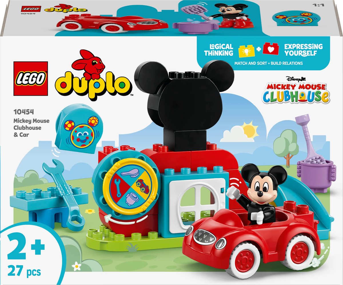 LEGO DUPLO  Disney Mickey Mouse Clubhuis en Auto  10454