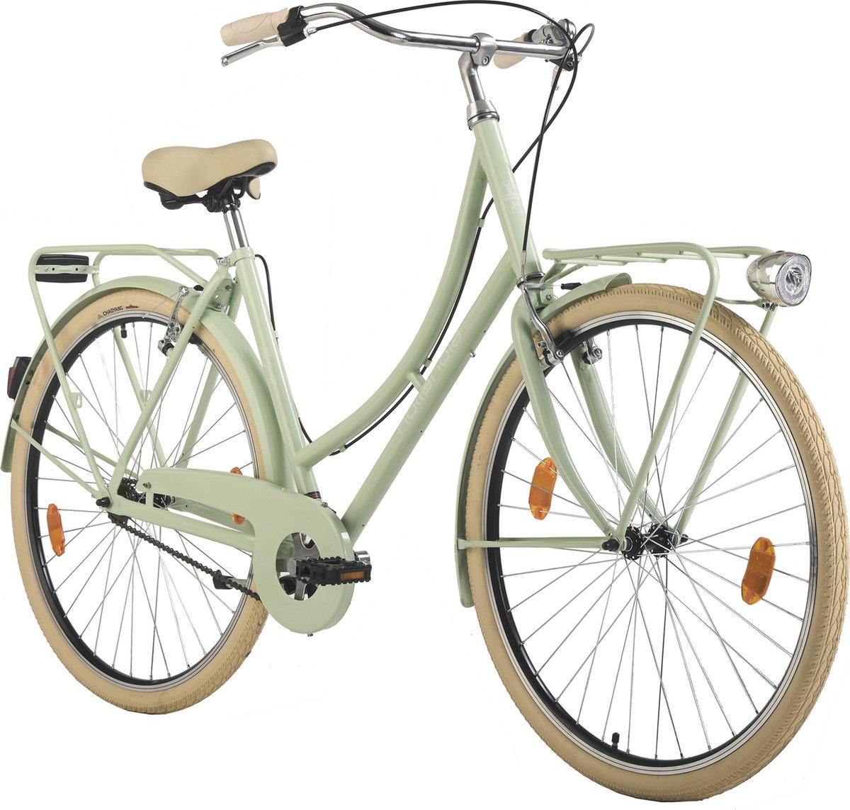 Hollandia Fiets Hollandrad Damen 28“ Feelgood Singlespeed RH 53 cm Hollandia groen - 53 cm