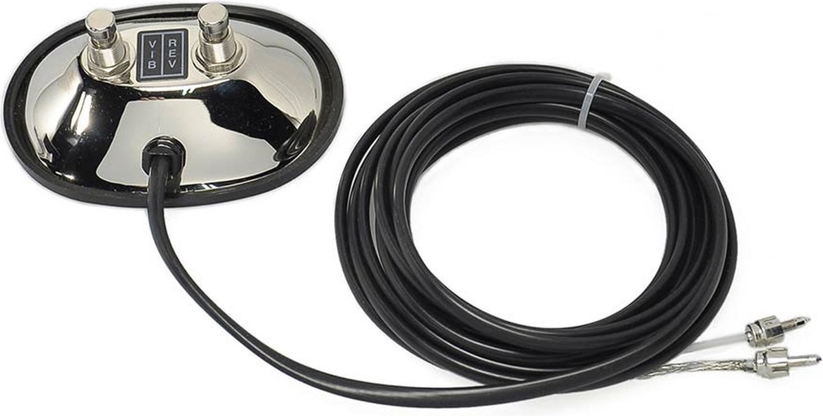 Fender 994051000 footswitch, 2 buttons, vintage style, RCA Connector