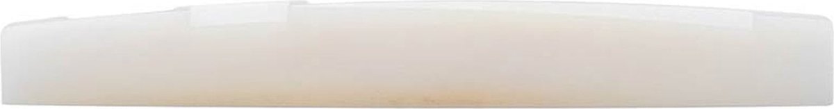 Boston BBS-4U Brugzadel van ongebleekt been voor folkgitaar 77,5x10x2,7 mm, 14 radius