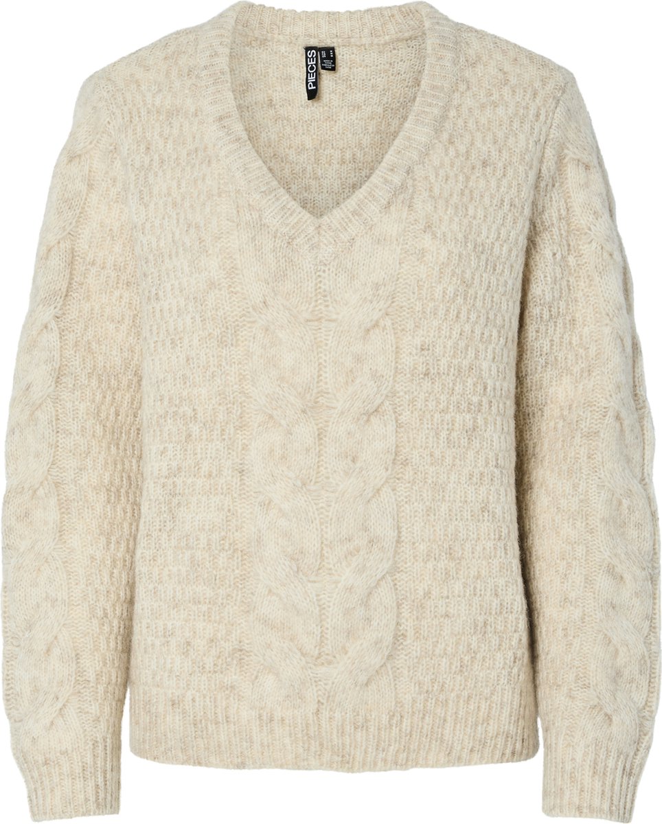 PIECES - PCNINA LS V-NECK KNIT NOOS BC - Meisjes - Gebreide truien