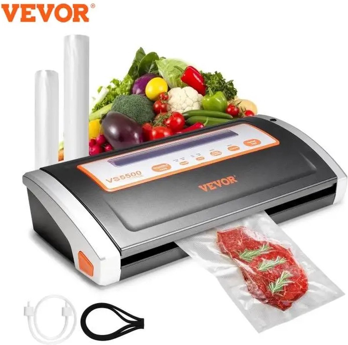 Currentgoodz - Vacumeermachine - Vacuümmachine - Elektrische Vacuüm Voedsel Sealer - Vacuüm Machine - Verpakkingsmachine