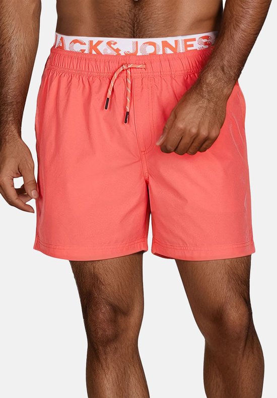 Short homme Jack & Jones MAUI JJSWIM coupe regular Rouge L Adultes