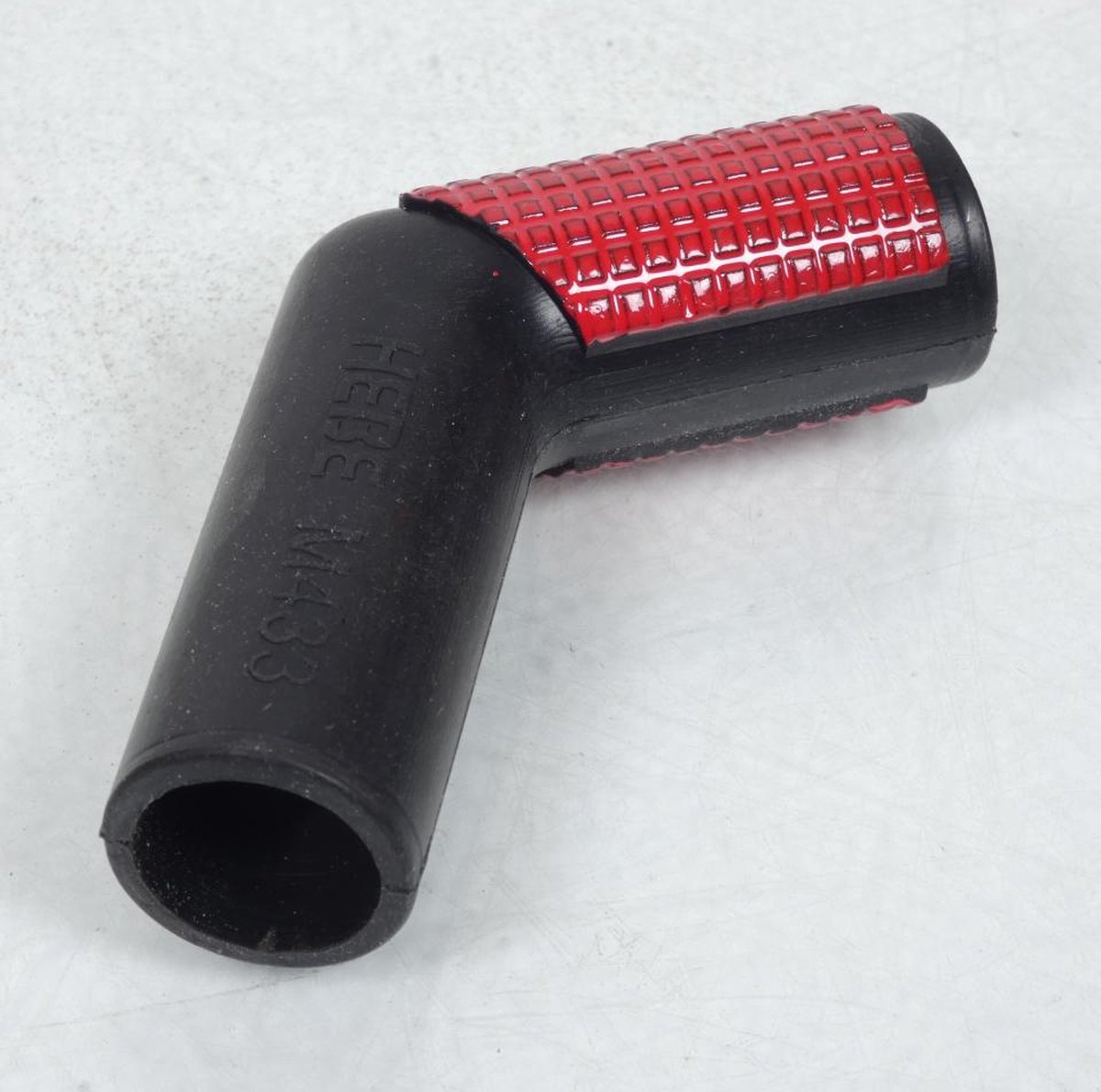 Embout silicone noir rouge protège sélecteur vitesse pour moto quad 17073-001
