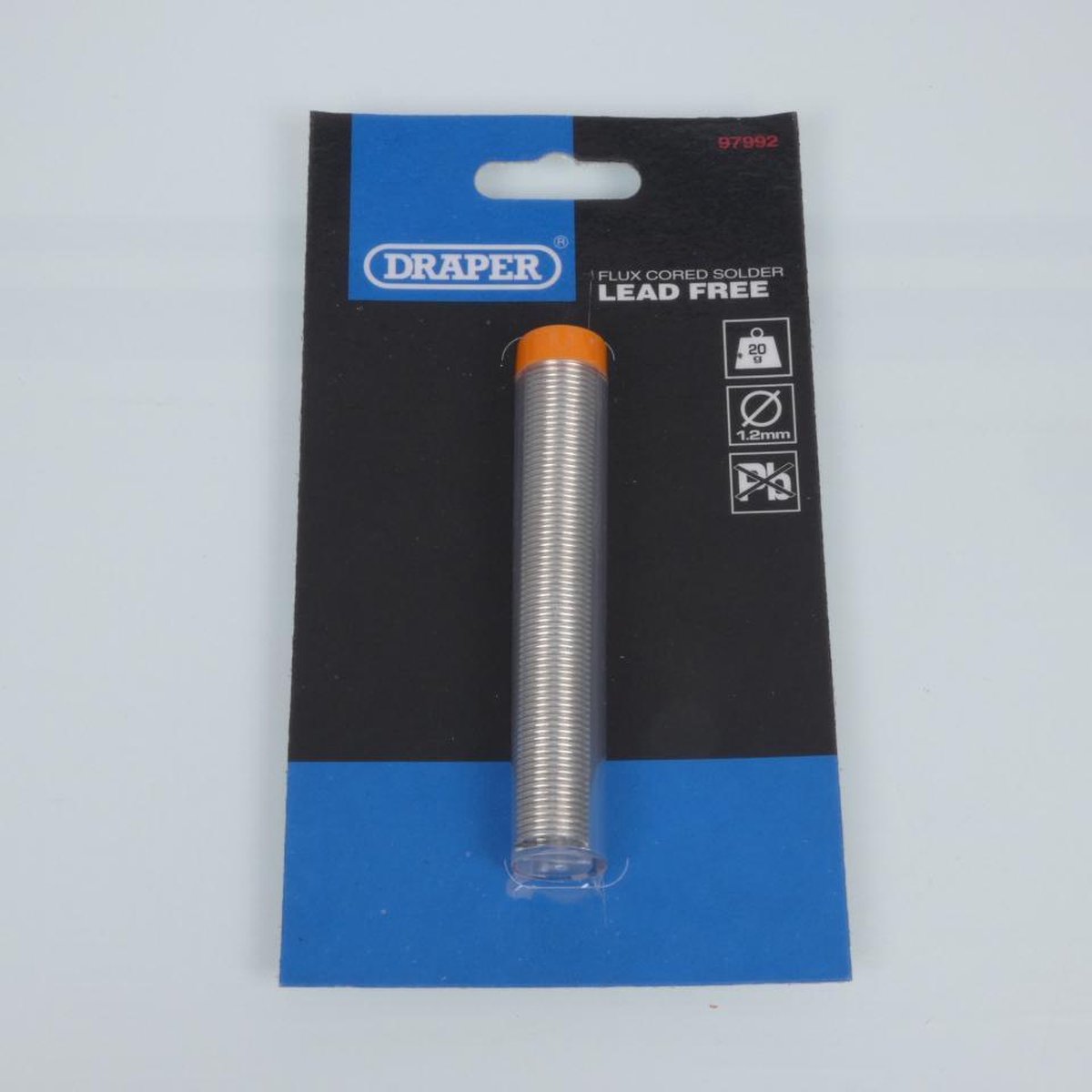 Flux de soudure fourré fil d étain Ø1.2mm Draper en tube de 20g pour moto Neuf