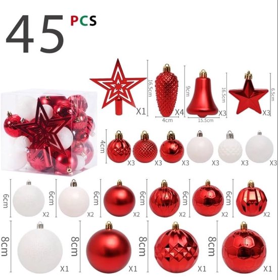 SNQ Kersthangers- kerstboomversiering- kerstboomhanger- kerstdecoratie voor de