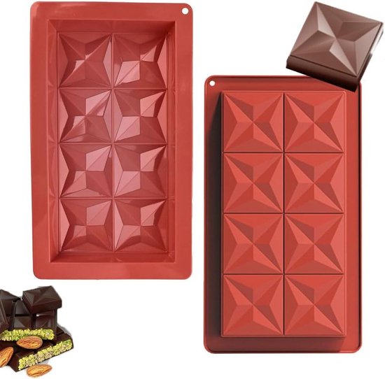 Dubai Chocoladevorm, siliconen vorm, diepe bonbonvormen