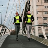 X-shape Running Vest - X-vorm hardloopvest - Jogging reflectie vest Veiligheidsvest - Safety Vest - Veiligheidshesje - Hardloop veiligheidsvest - Reflecterend - Maat M