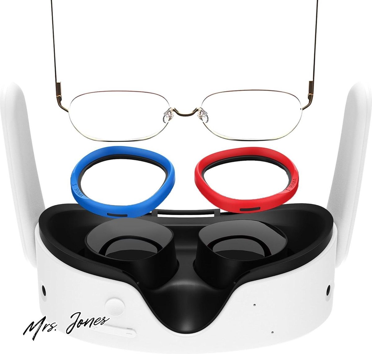 Mrs. Jones Scratch Pad Beschermt Bijziendheid Bril tegen krassen VR Headset Lens Compatibel voor Quest 2-Quest-Rift S-Go .