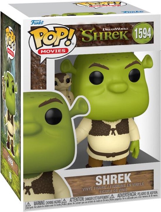 Pop Movies: Shrek - Shrek (With Snake) Funko Pop #1594