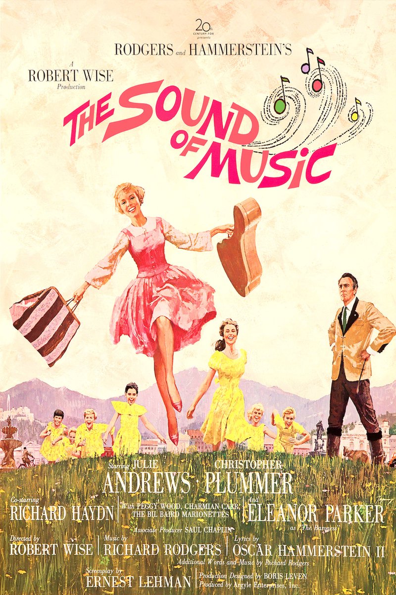 karo-art Poster - Sound of Music, originele Filmposter, Premium Print, Professioneel Fotopapier Multikleur