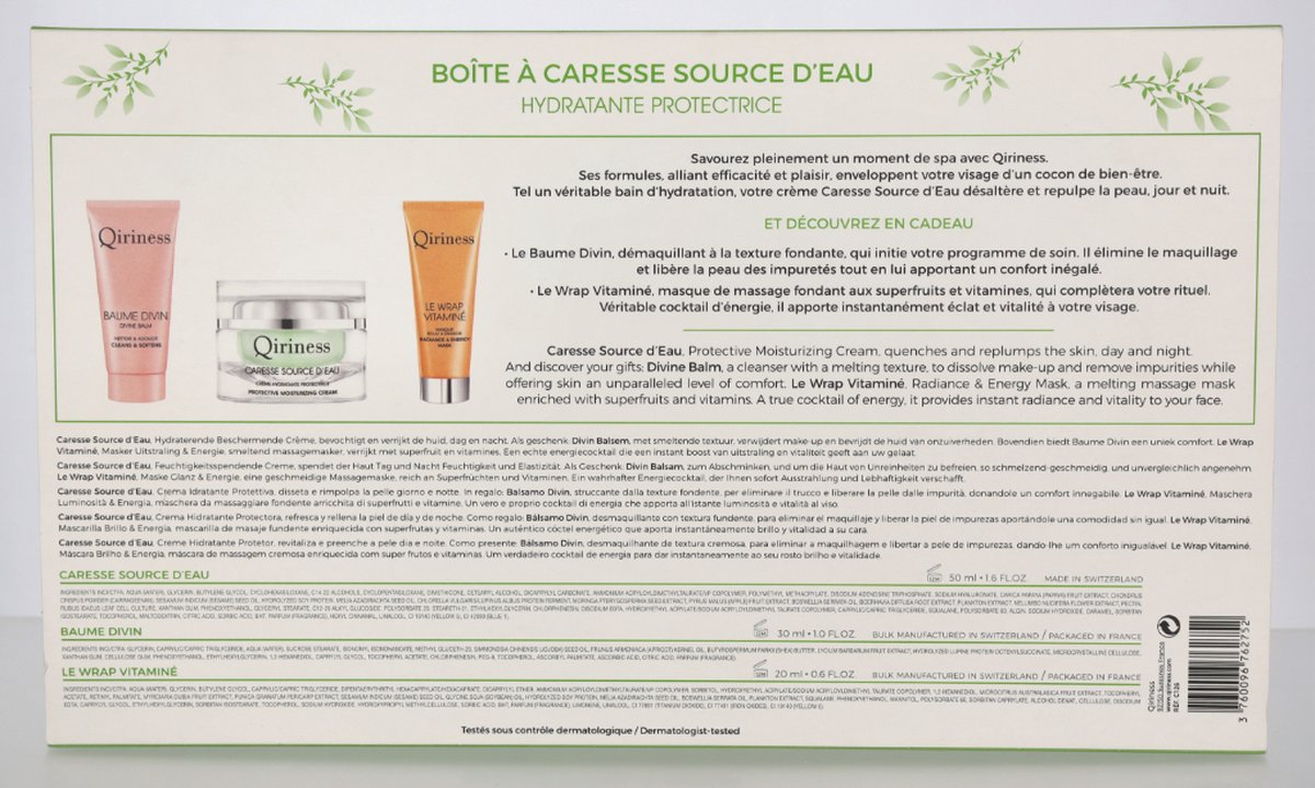 Goedkoopste Qiriness Boite A Caresse Source D'eau Set