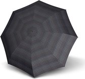 Knirps Parapluie Smart & Casual Line Minimatic Light Umbrella Black Check Noir