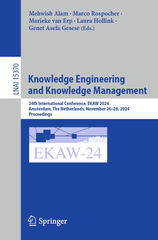 Lecture Notes in Computer Science15370- Knowledge Engineerin ... - cover