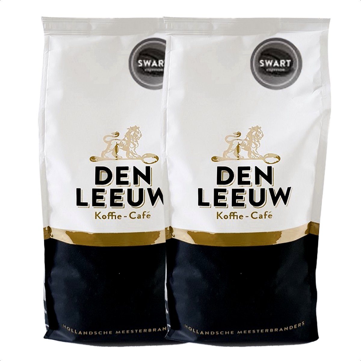 Goedkoopste Den Leeuw Koffie - Zwarte Koffiebonen - Compatibel met Koffiezetapparaten en Espressomachines - Medium Gebrande Arabica en Robusta - 2 KG