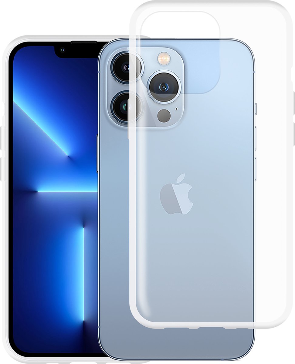 Cazy hoesje geschikt voor iPhone 13 Pro Hoesje Siliconen - Flexibele Case - Transparant