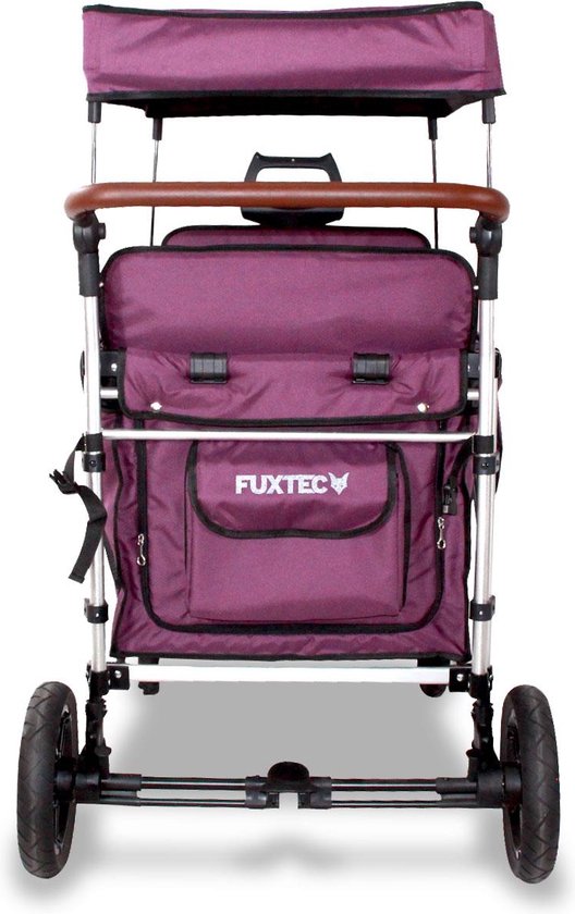 FUXTEC Bolderkar FX-CTXL900 - Opvouwbaar - paars - nu voor maximaal 4 kinderen van FUXTEC — afbeelding 3